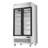 40" 33.5 Cu. Ft. Auto/Cycle Defrost 2-Glass Door Commercial Reach-In Display Upright Freezer - Stainless Steel