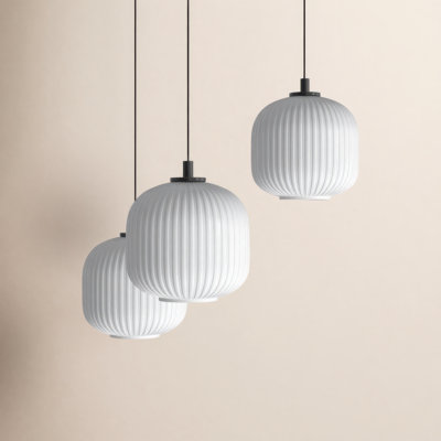 Paka 3 - Light Black Cluster Pendant