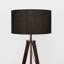 Ismay 149 cm Morrigan Wood Tripod Floor Lamp with Shelf & XL Reni Shade-1931688564-1931688456-1931649187