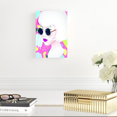 " 80's Fashion Illustration " Painting Print