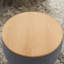 Repose-pieds rond avec rangement, fonction 2 en 1, table de bout et repose-pieds Work (25,5 po x 25,5 po x 14,5 po)-898427571