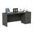 66.93'' Executive Office Desk With Lockable Cabinet-862751597