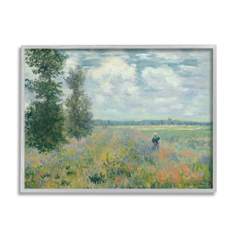 Fleur solitaire solitaire, H 11 po x l 14 po x P 1,5 po, Estampe numérique Farmhouse