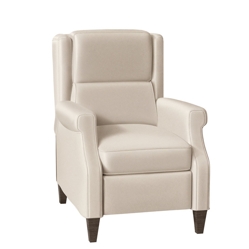 Gallaway Recliner, Aline Fumo Genuine Leather, Cobblestone, Manual