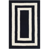 Ralph Lauren Fitzgerald Border Wool Geometric Rug