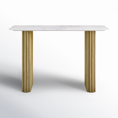 Carmela 47'' Marble Top Console Table