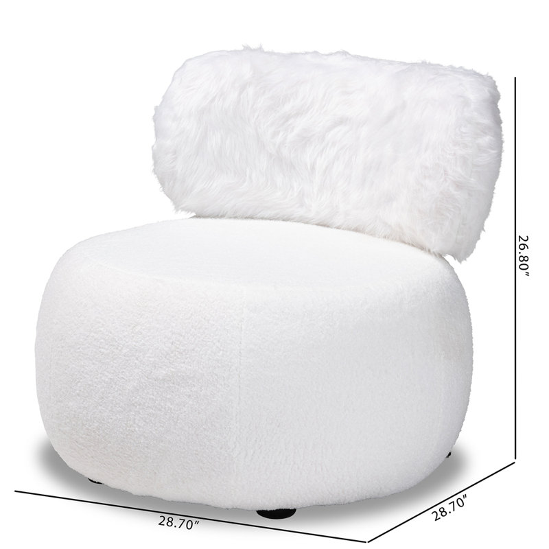 Upholstered Barrel Chair