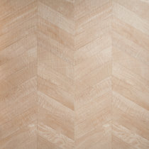 Sample-Enso Ash Beige 24x48 Ribbed Matte Porcelain Wood Look Tile