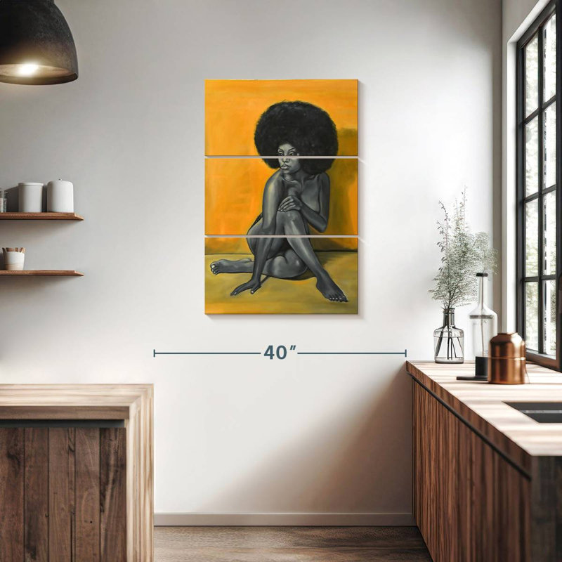 Leisha Black Essence I, 38" H x 24" W