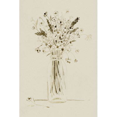 Foraged Bouquet I by Erin Ashley - Wrapped Canvas Painting