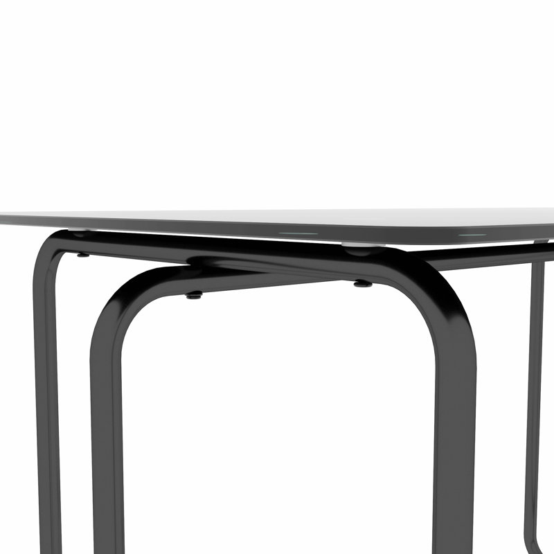Chaise d'appoint capitonnée en similicuir