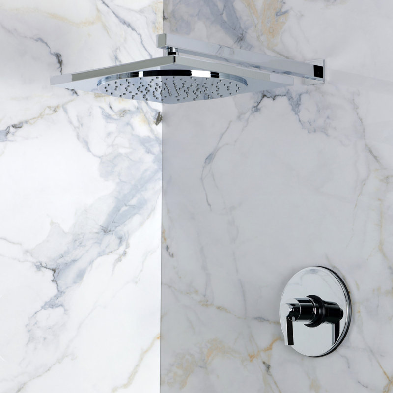 Kingston Brass NuvoFusion Single-Handle Pressure Balanced Shower Faucet, Polished Chrome