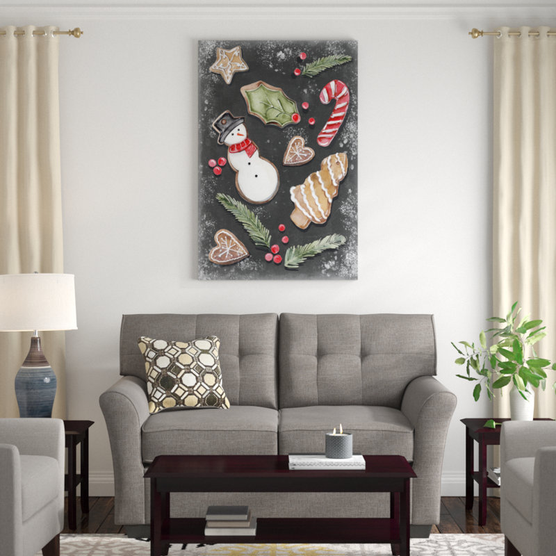 Baking Spirits Bright Collection B by Jennifer Paxton Parker - Graphic Art Print, Wrapped Canvas, 122cm H x 81cm W x 3.18cm D