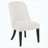 Burnished black and cream 9-piece rectangular dining table set