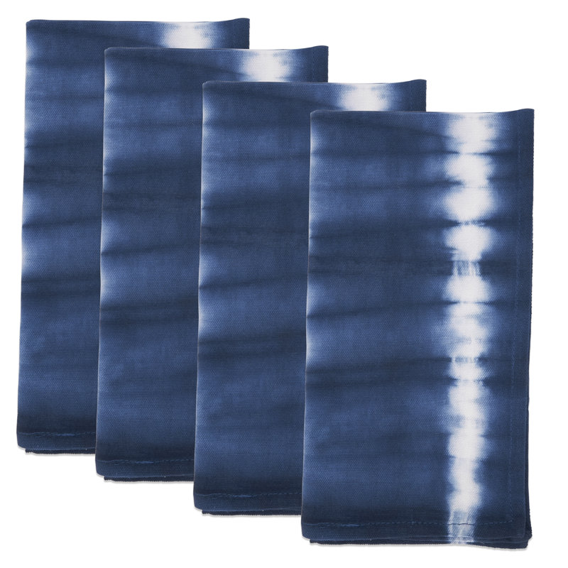 Oksana Collection 100% Cotton Striped Square Napkin