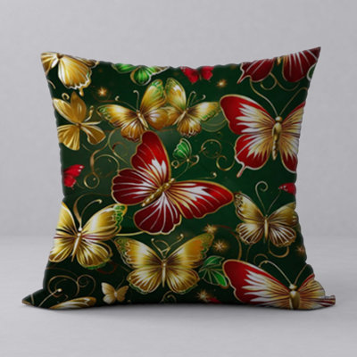 Abstract Reversible Throw Pillow