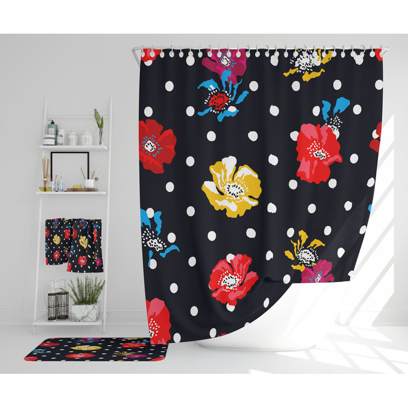 Naseir Polyester Shower Curtain Set