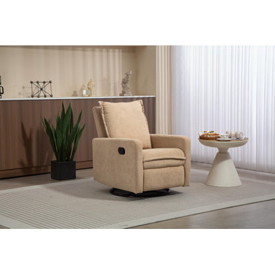 Fauteuil inclinable et pivotant avec coussin moelleux