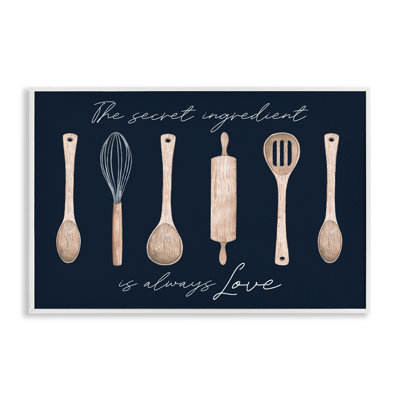 Secret Ingredient Always Love Framed Giclee, design by Lux + Me Designs