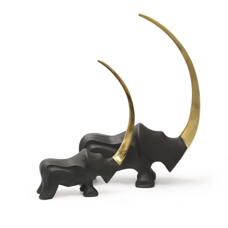 Carrina Animals Statue, 16.75" H x 3.25" W x 11" D