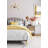 Quinton Mirror and Glass Bedside Table 3 Drawers Modern Design