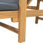 Chaise longue d'extérieur en acacia