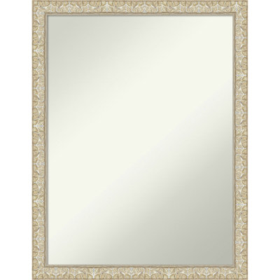 Lila Non-Beveled Wood Framed Wall Mirror