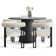 Chealsy 5-Piece Metoyer Round Dining Table Sets