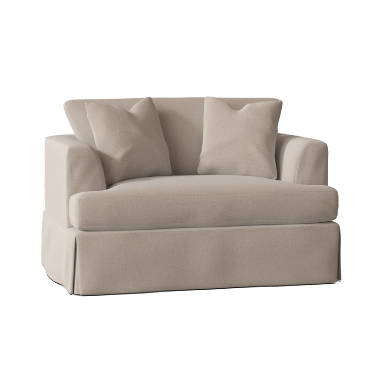 Lucia Slipcovered Chair and a Half
