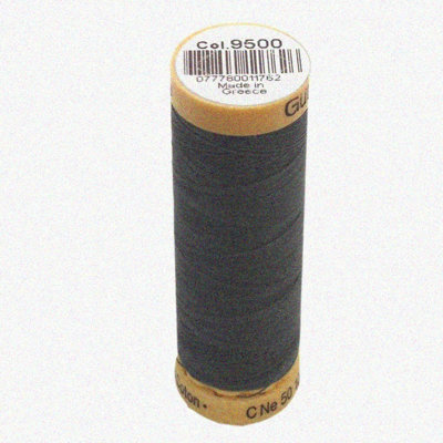 Natural Cotton Thread 110 Yards Grey