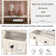 Narrow Console Table, Slim Sofa Table With Three Storage Drawers And Bottom Shelf