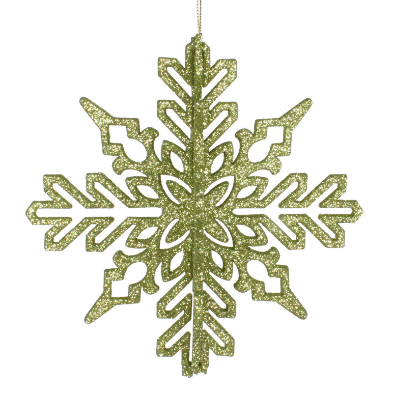 Ornement flocon de neige 3D, Lime