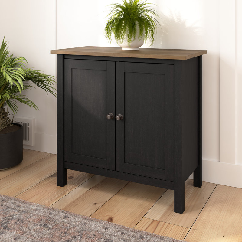 Shelonda Accent Cabinet, Dark Bronze/Brown