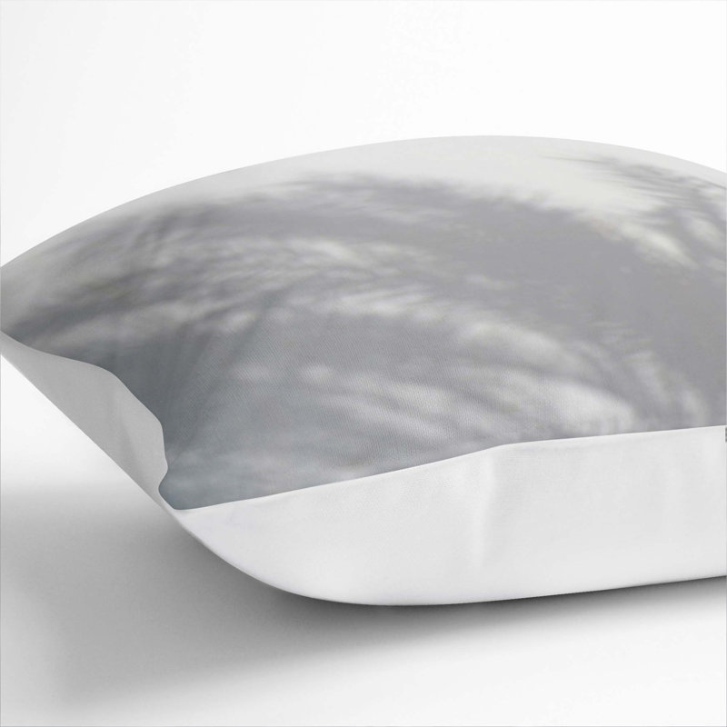 Square Throw Cushion, White, 40cm H x 40cm W x 15cm D