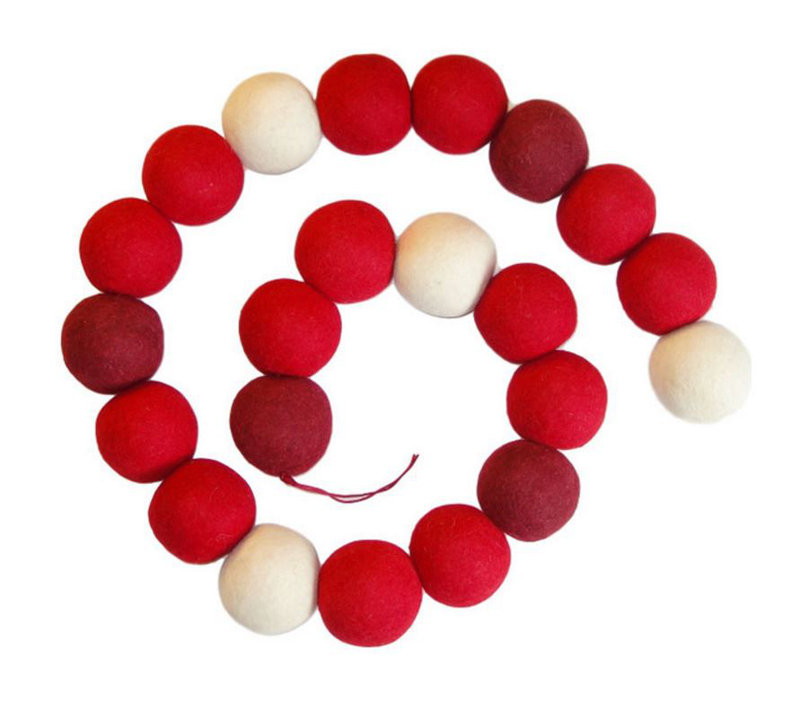 Hand-Felted Wool Garland