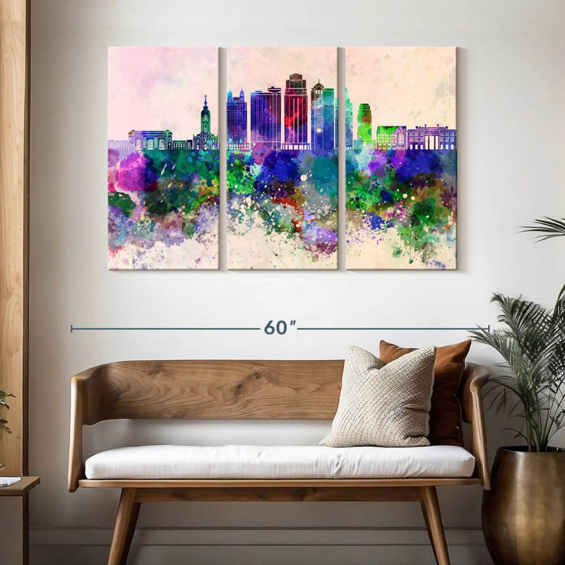 Kansas City, H 32 po x l 50 po