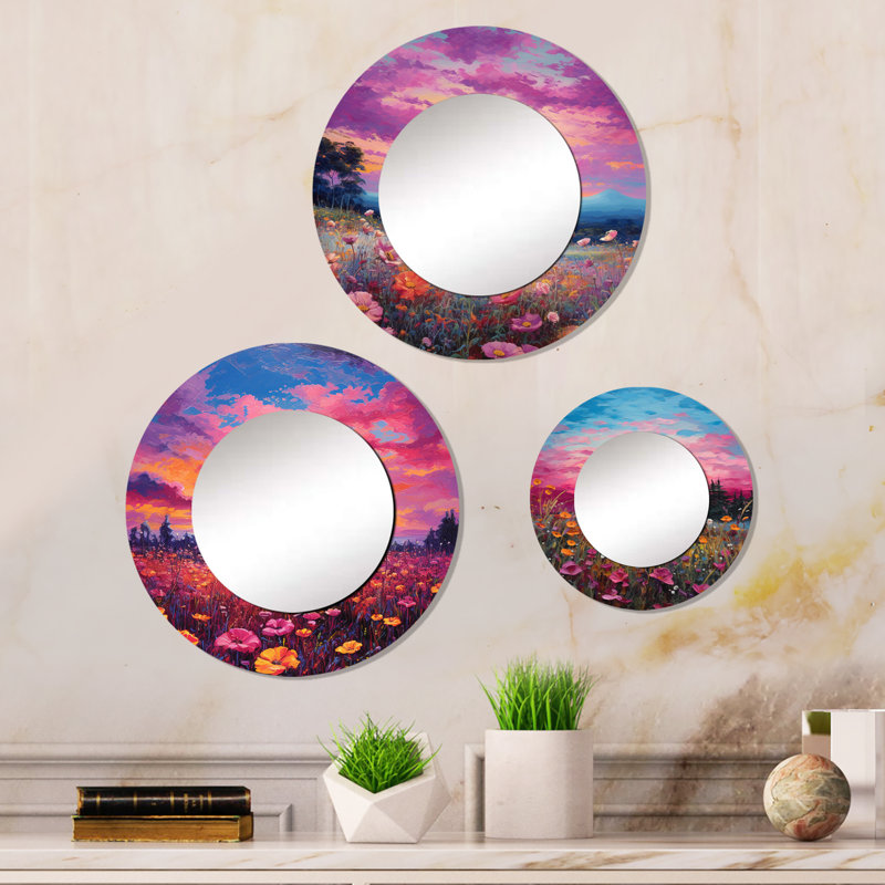 Ensemble de 3 miroirs Ellguth