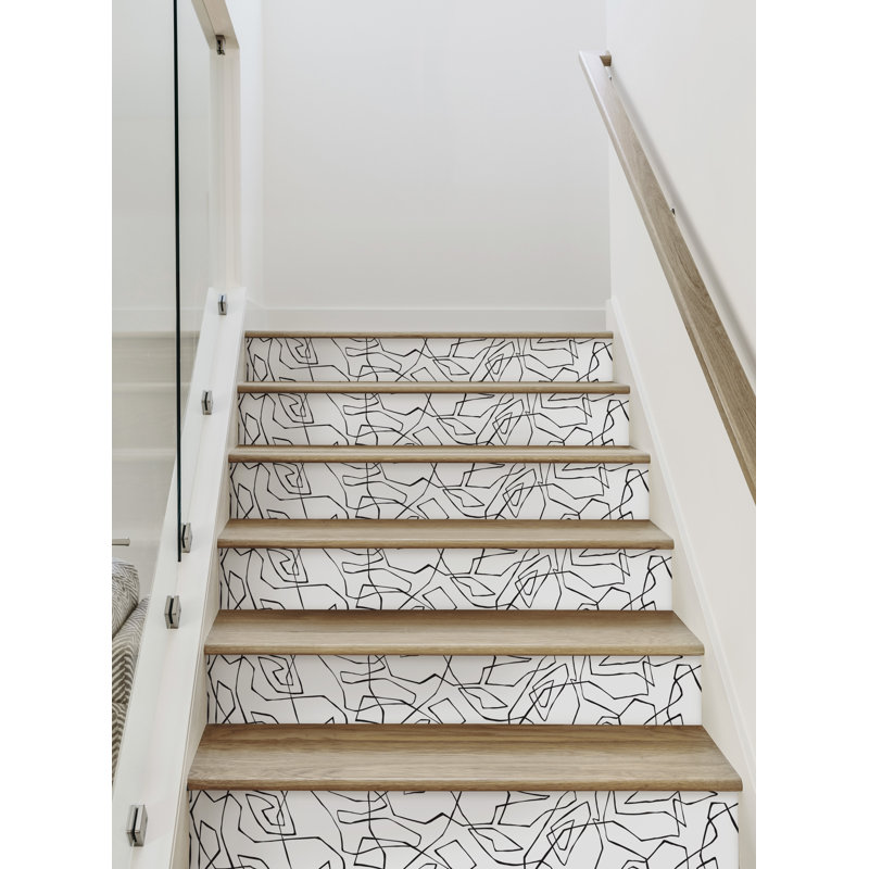 Adhésif décoratif peler et coller, H 6,5 po x l 48 po