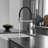 Single-Handle Pull-Down Sprayer 1 Spray High Arc Kitchen Faucet