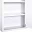 Armoire à pharmacie murale blanche verrouillable - 3 niveaux pour la salle de bain