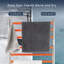 Chauffe-serviettes électrique 10 barres-86751741