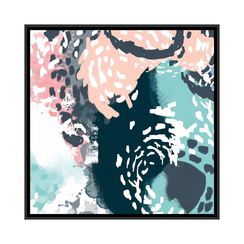 « août », impression sur toile, H 18 po x l 18 po x P 1,5 po, Toile encadrée noire