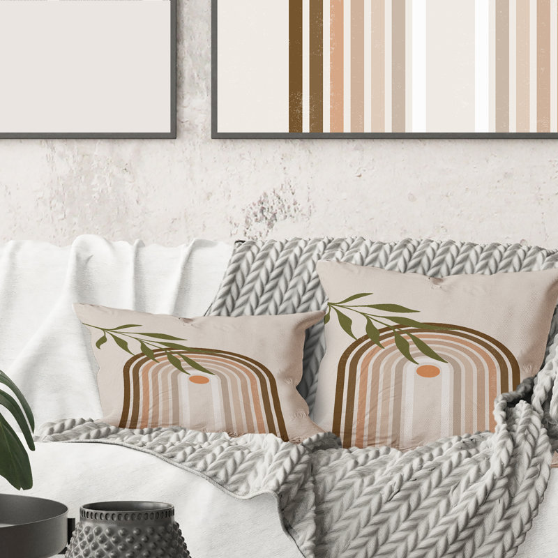 Abstract Throw Pillow