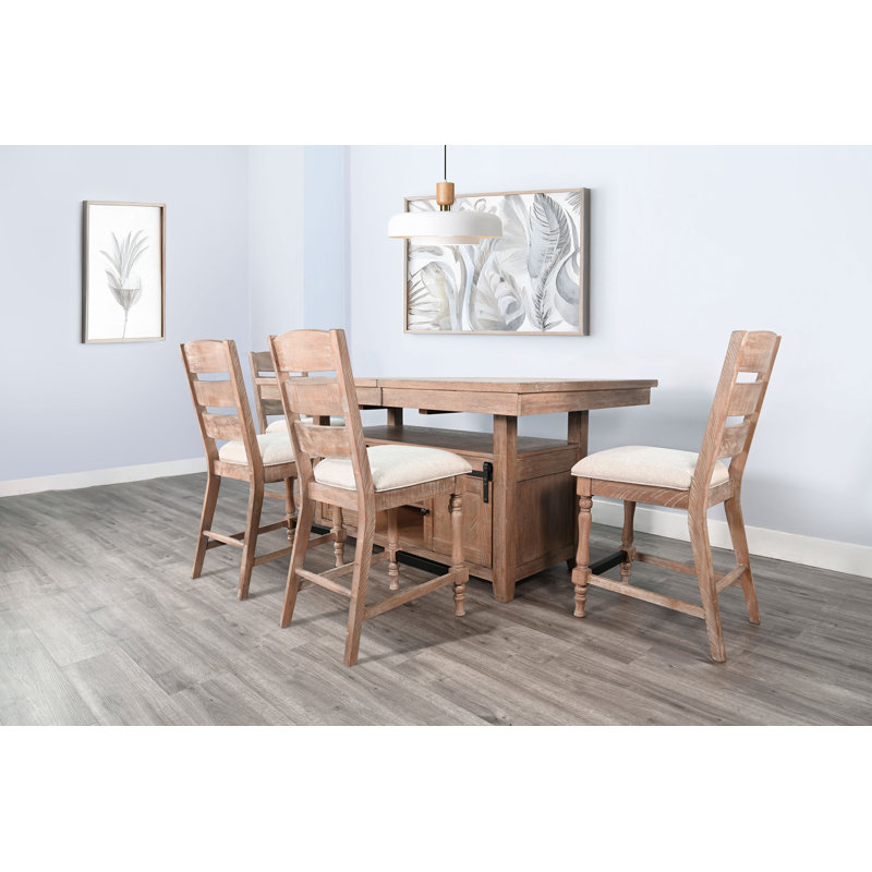 Tabouret de comptoir Sierra, siège à coussin