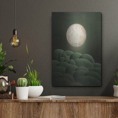 Ivy Bronx «Moon Mountain» par Luxe Portfolio, art mural en métal