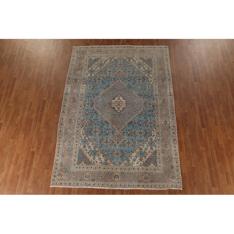 Tapis bleu 7 x 10