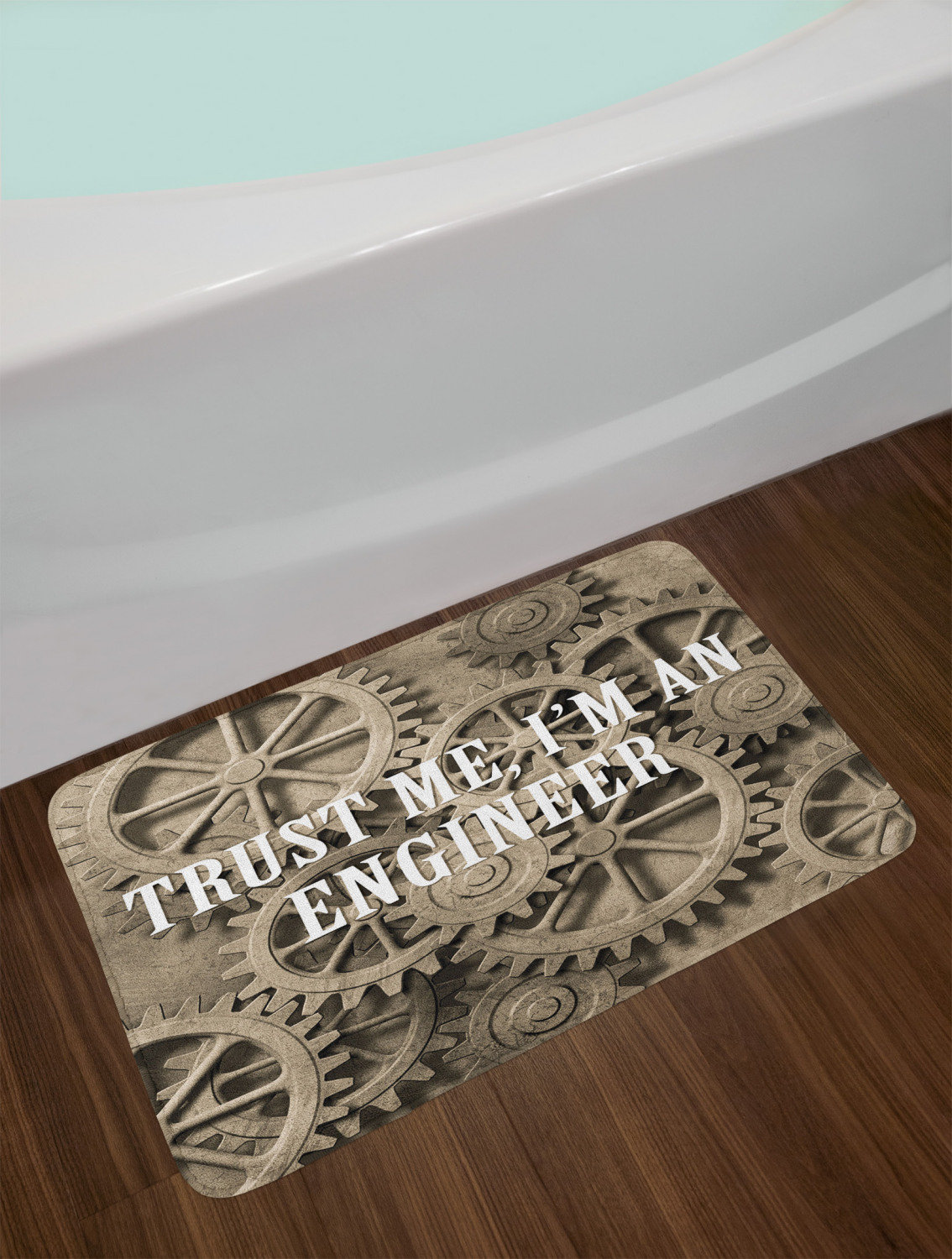 East Urban Home Engineering Bath Rug | Wayfair