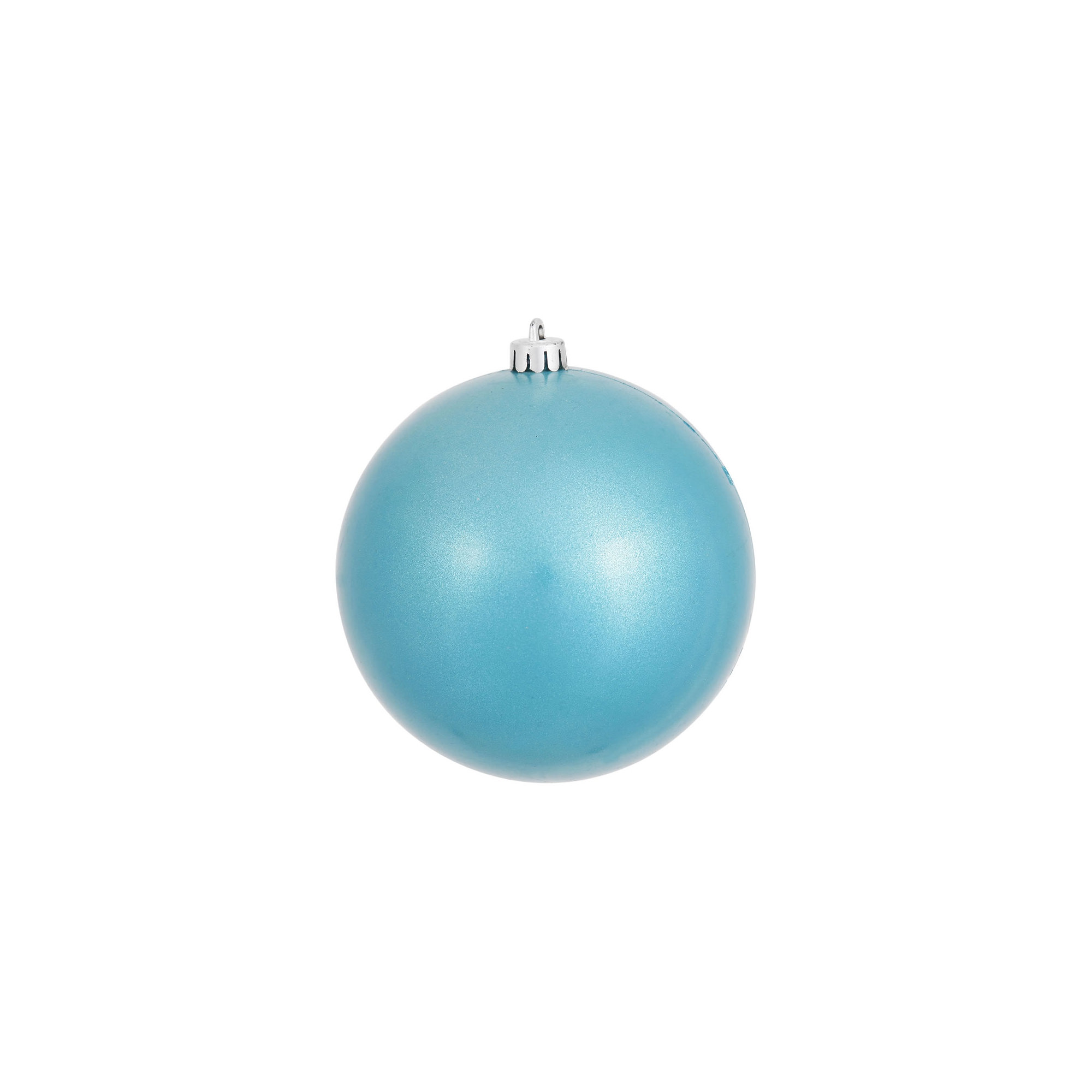 Holiday Décor Ball Ornament, Turquoise Candy, 4" H x 4" W x 4" D