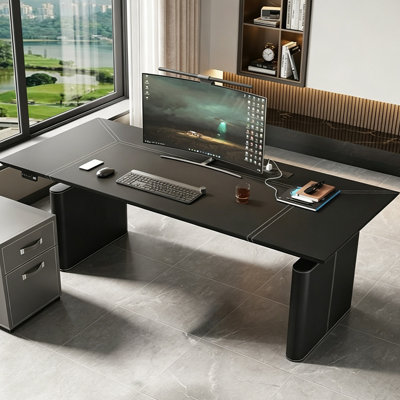 Bureau électrique 70,87 "moderne, minimaliste, intelligent et réglable en hauteur