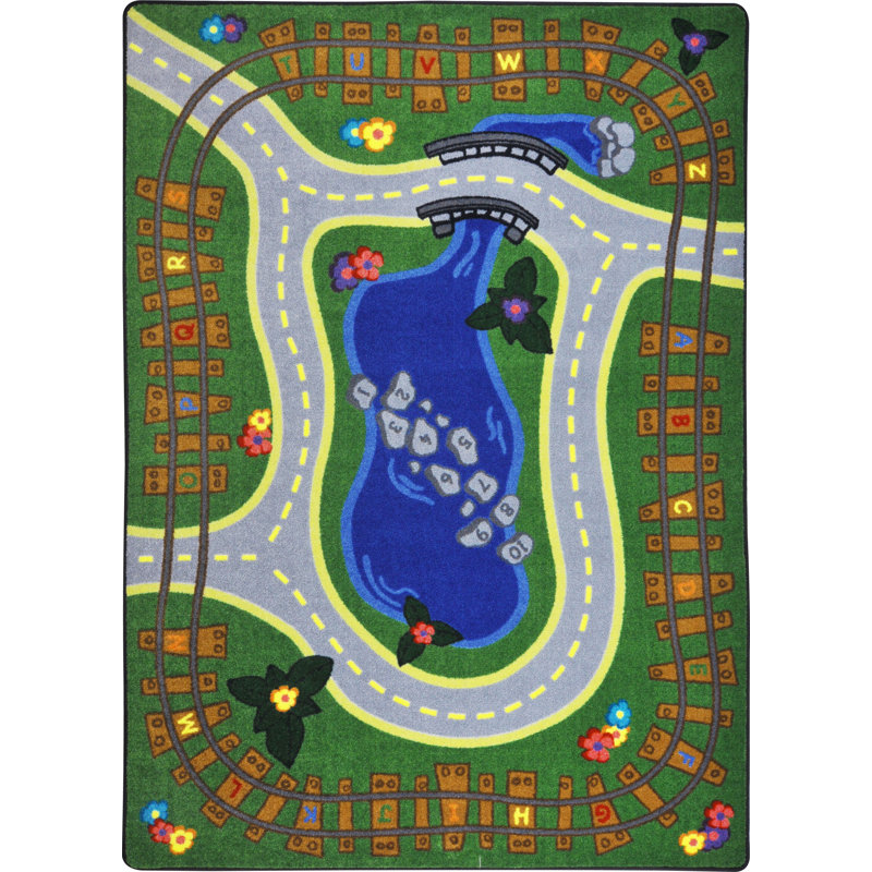 Tapis Kid Essentials Alphabet Express, 5 pi 4 po x 7 pi 8 po